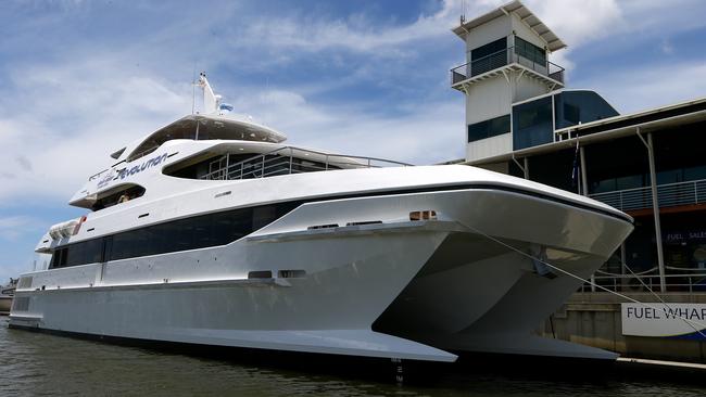 An example of a vessel built by Marine Engineering Consultants (MEC Yachts) based at Gold Coast City Marina. Picture: David Clark