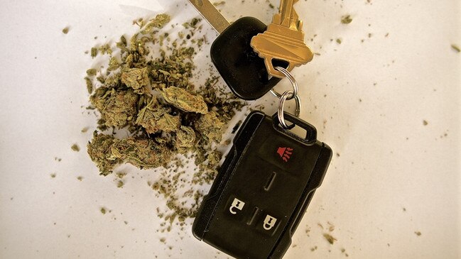 Marijuana with car keys