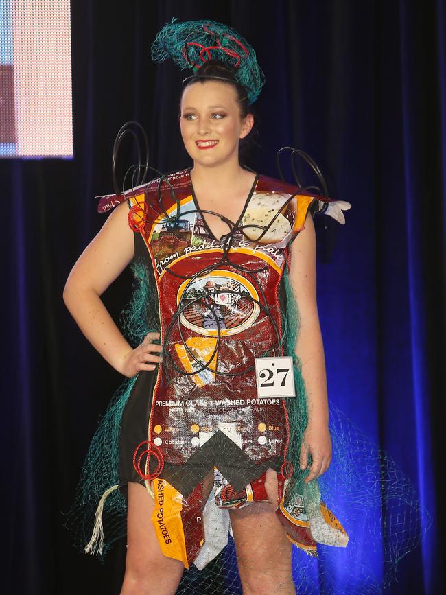 A past entrant in the Ag Art Wear parade, which is having its final appearance at Elmore Field Days this year. Picture Yuri Kouzmin