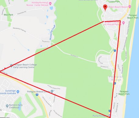 All those inside the declared zone, bounded by Old Emu Mountain Rd, David Low Way, the Sunshine Coast Mty and Podargus Pde, need to leave immediately.