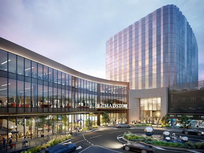 Render of new office tower development at Chadstone. picture: Supplied