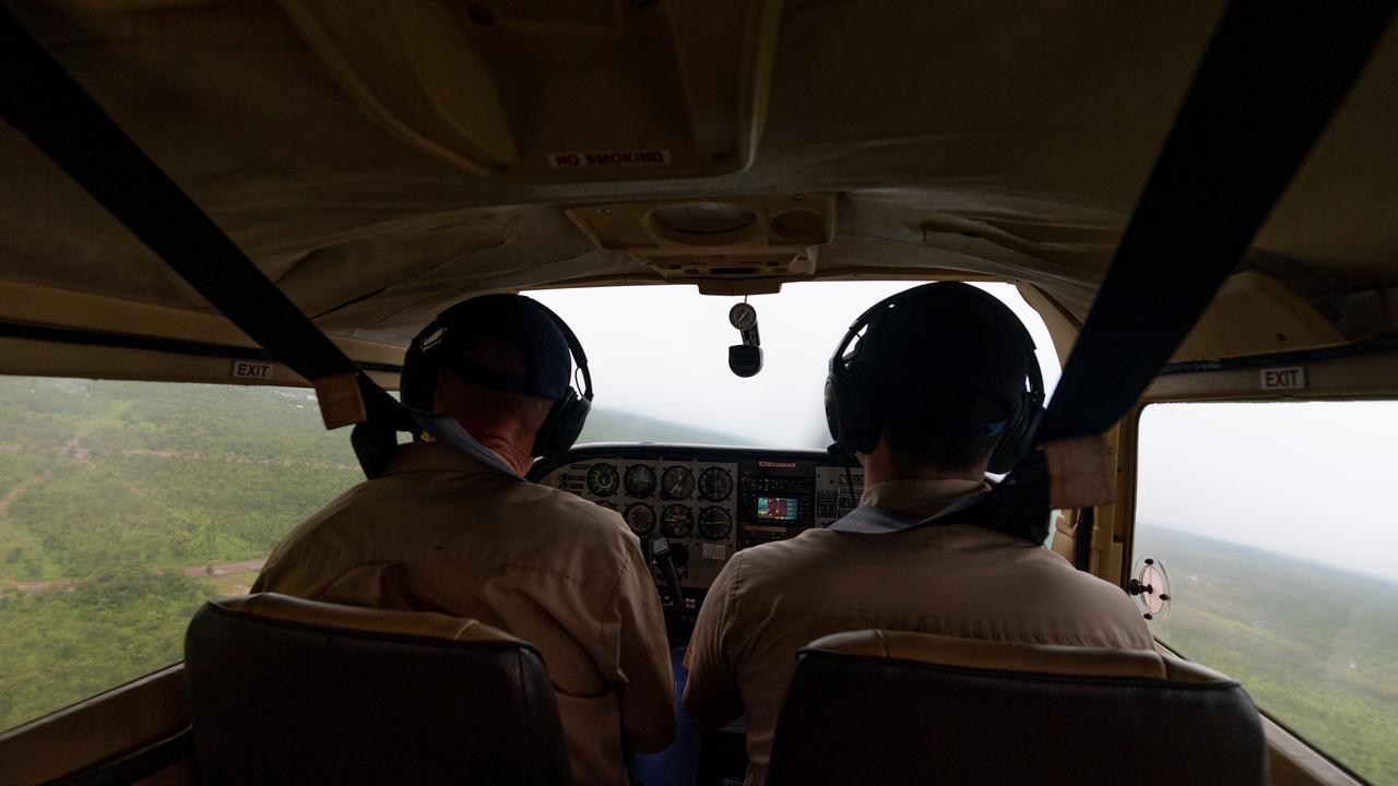 Kakadu National Park comes alive during the wet season. Kakadu Air are celebrating their 40th anniversary of flying in the Territory and relish the opportunity to show the NT News a new perspective of the park after rainfall. Picture: Che Chorley