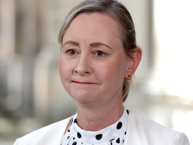 Yvette D'Ath the Attorney-General and Minister for Justice, wonÃt stand again at the October election, Parliament House, on Thursday 22nd February 2024 - Photo Steve Pohlner