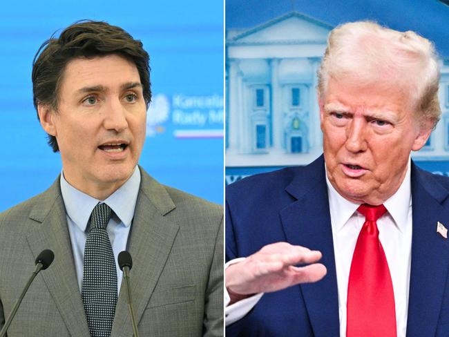 Canadian Prime Minister Justin Trudeau has held a phone call with US President Donald Trump. Picture: AFP