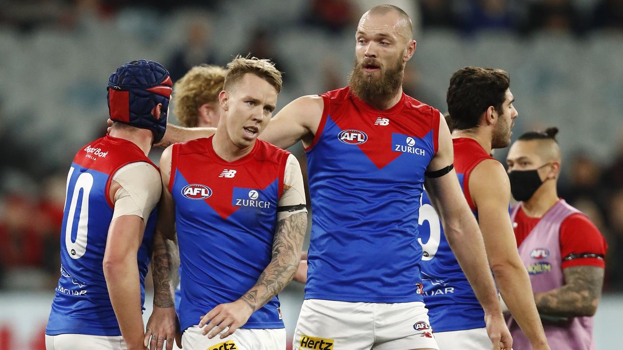 The Demons have notched their 12th win of the year. (Photo by Darrian Traynor/AFL Photos/via Getty Images )