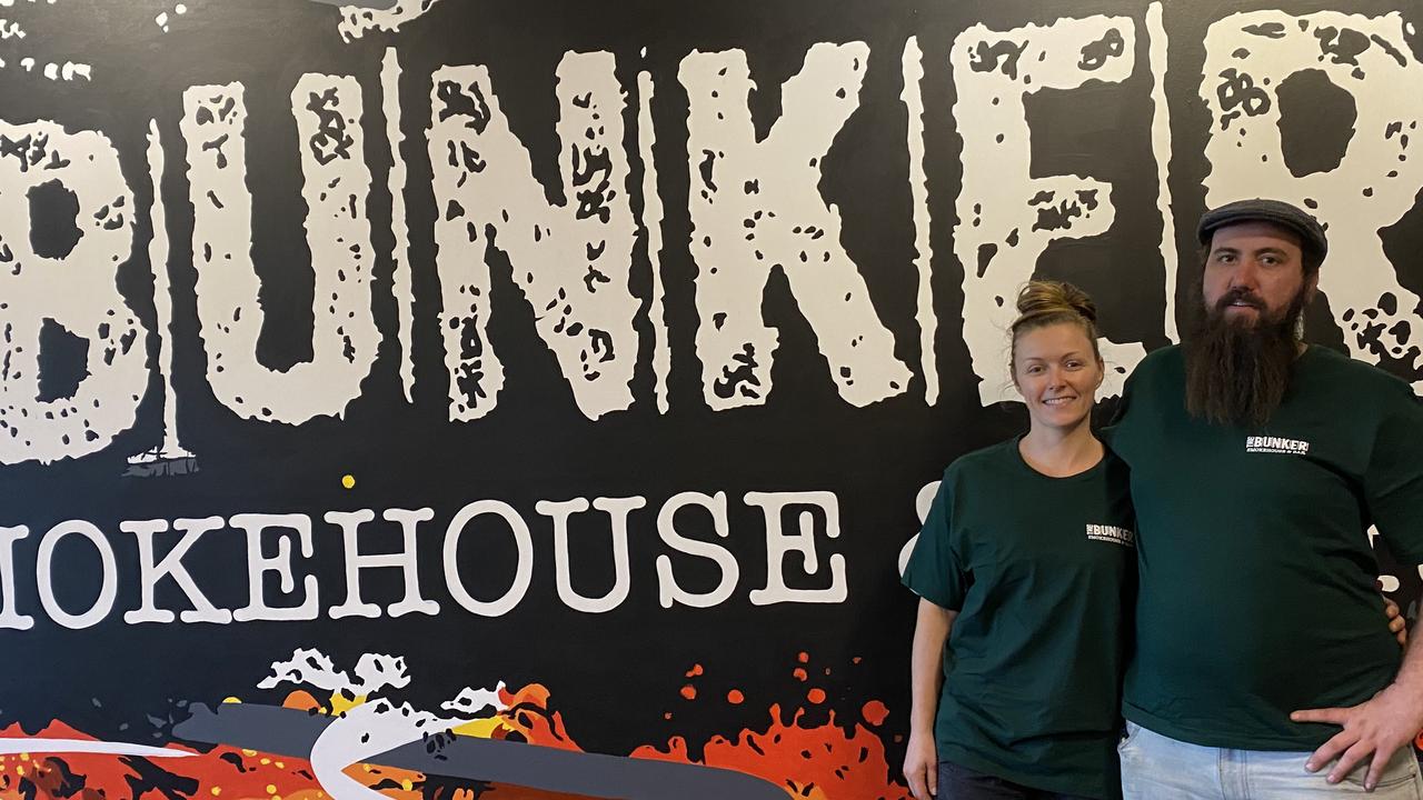 Jarrod and Lauren Dangley, owners of The Bunker