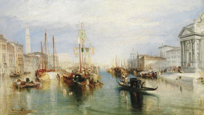 Detail: Joseph Mallord William Turner, Venice, from the Porch of Madonna della Salute c.1835. Collection: The Metropolitan Museum of Art, New York