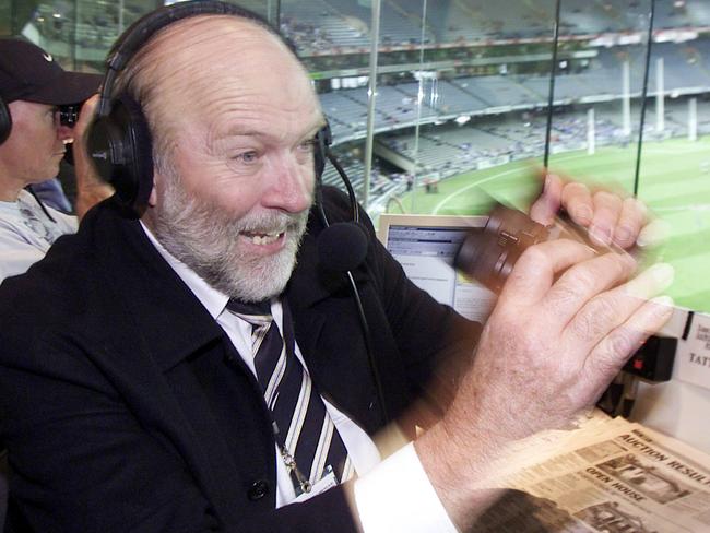 3AW’s football coverage was dominant through the ’90s led by the most flamboyant and entertaining radio caller ever – Rex Hunt.