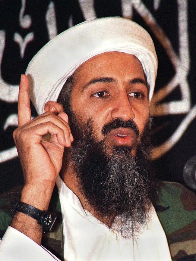 Al-Qaeda mastermind Osama bin Laden.