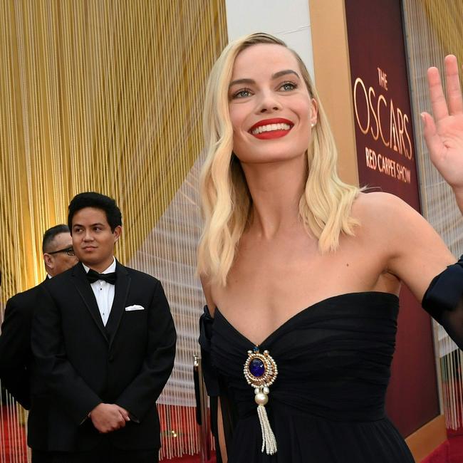 Margot Robbie arrives for the 92nd Oscars at the Dolby Theatre in Hollywood