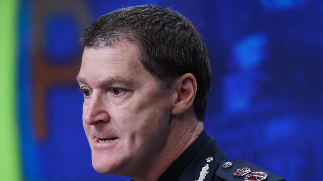 Victorian Police Chief Commissioner Shane Patton. Picture: Ian Currie