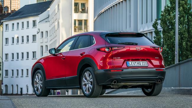 The CX-30 is more suited to four adult passengers.