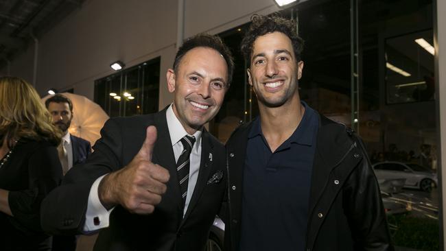 Srecko Lorbek and Daniel Ricciardo.