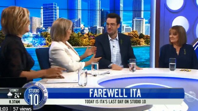 L-R: Sarah Harris, Ita Buttrose, Joe Hildebrand and Denise Drysdale.