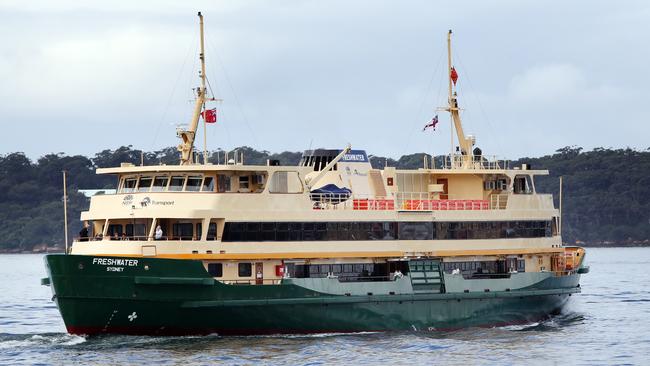 The newly refurbished Freshwater ferry. Picture: Richard Dobson