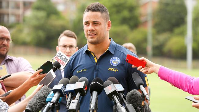 Jarryd Hayne is back at the Eels.