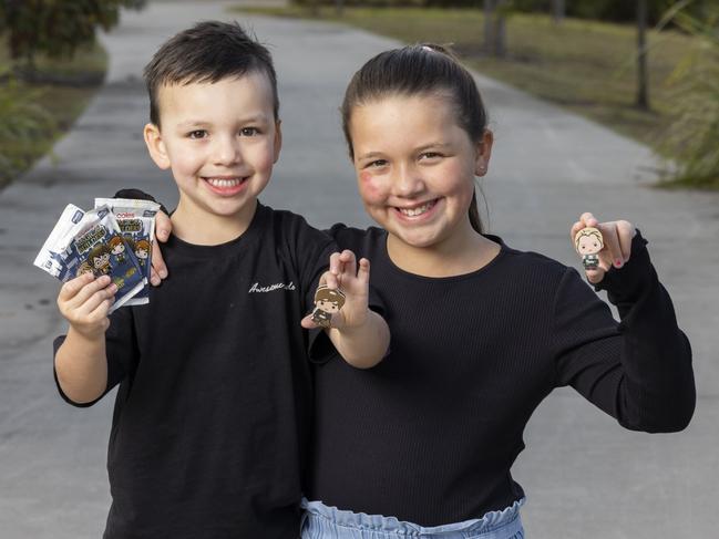 Mason and Niamh Karauria. Picture: Glenn Hunt