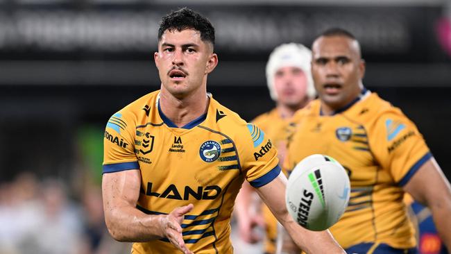 Dylan Brown is more than just Mitchell Moses’ support act – he’s a dangerous prospect on grand final day. Picture: Getty