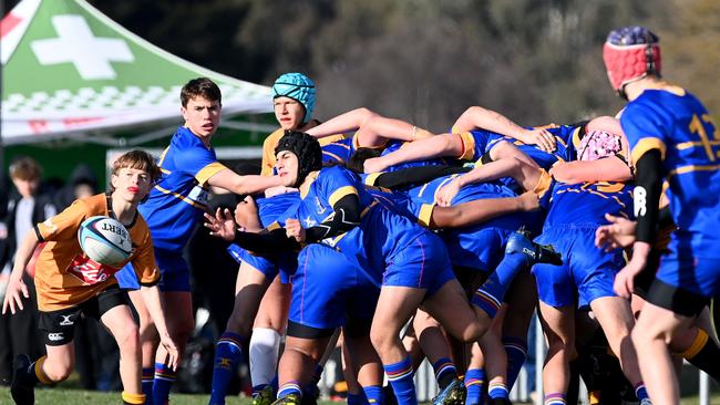 Action in the Sydney v Country U14s game in Bathurst recently. Pic: Jeremy Piper