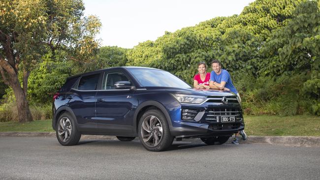 Teh SsangYong Korando offers families a cheaper way to get into a new car.