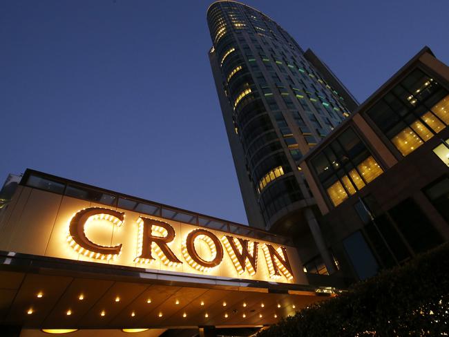 Crown Casino is facing allegations it allowed a banned person to gamble. Picture: Darrian Traynor