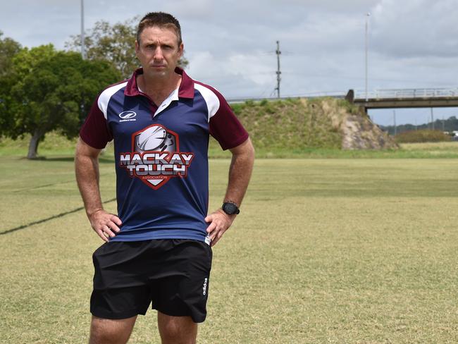 Mackay Touch Association president Jason Miller is devastated the Mackay Ring Road stage 2 development will squeeze the club out of its current location.