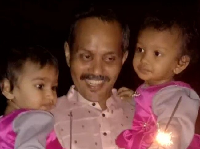 Anand Runwal and his 2 year – old daughter were killed by an oncoming train at Carlton Train Station in Sydney on Sunday. , , Ananda Runwal and wife Poonam Runwal moved to Sydney this year with their two year - old twin daughters. Picture: Facebook.,