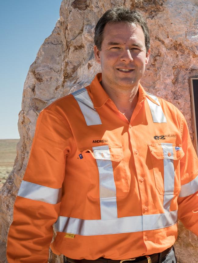OZ Minerals chief executive Andrew Cole.