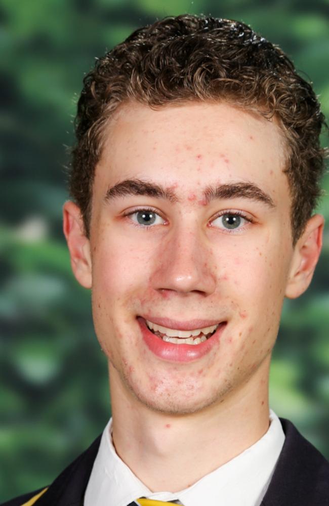 Noah Davey, Redlands College captain. Picture: Contributed