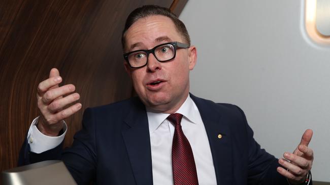 Qantas CEO Alan Joyce. Picture: David Swift.