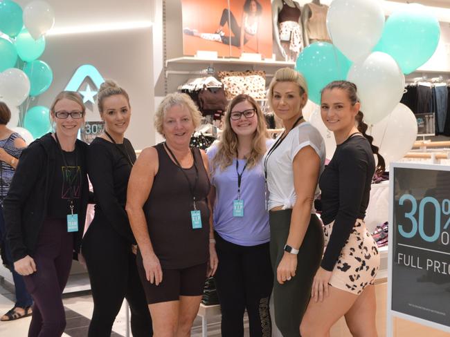 THRILLED: Lismore Rockwear employees Ashleigh Peterson, Olivia Paull, Michelle Finnigan, Georgia Green, Elisha Sanders and Saekan Tanton open up.