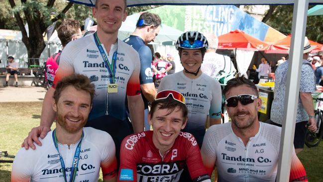 Thousands of cyclists took to the streets of the river city on Sunday for the Tour de Brisbane. \Photo: Grace Kessels.
