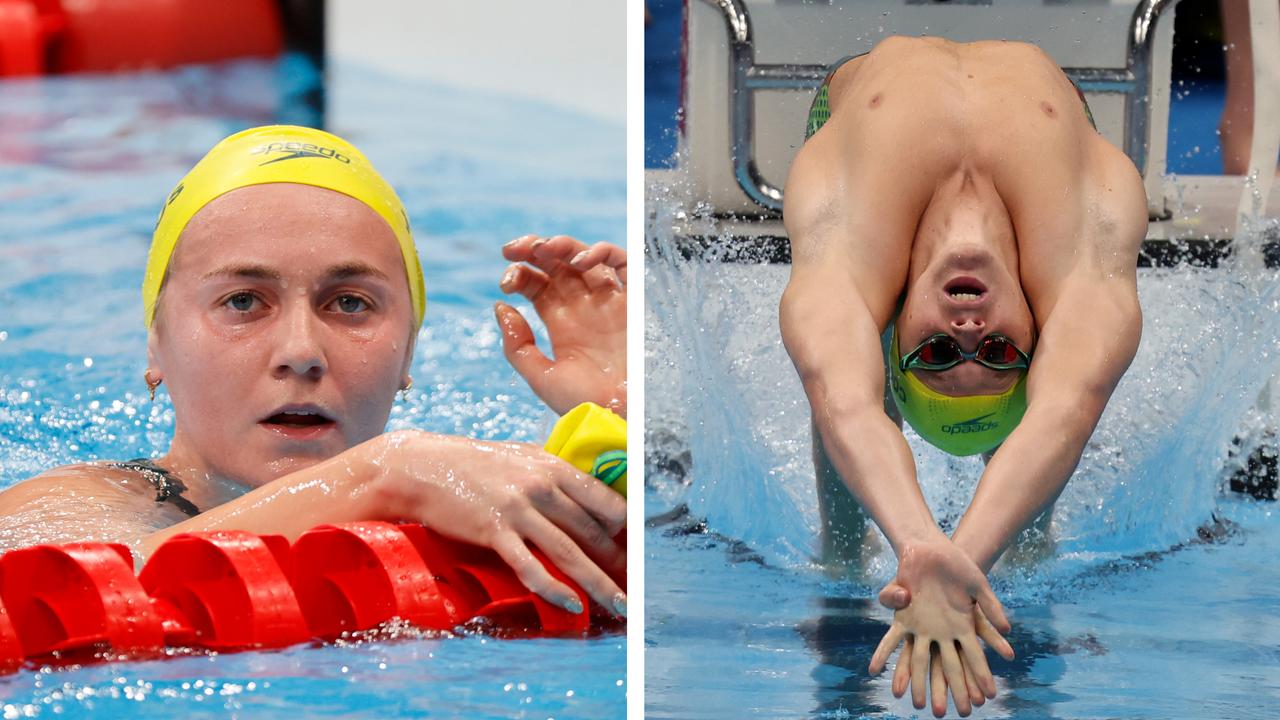 The Aussies were back in the pool on Thursday night.