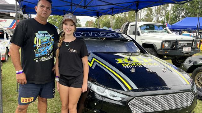 Michael Mason, with his daughter Kayla, Greenbank.