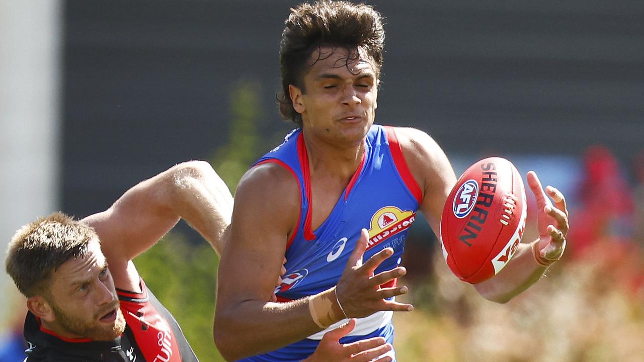 Jamarra Ugle-Hagan struggled against the Dons. Picture: Getty Images