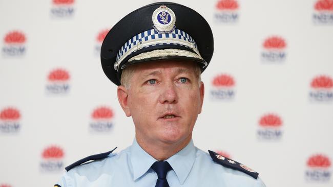 NSW Police Commissioner Mick Fuller. Picture: Lisa Maree Williams Pool/Getty