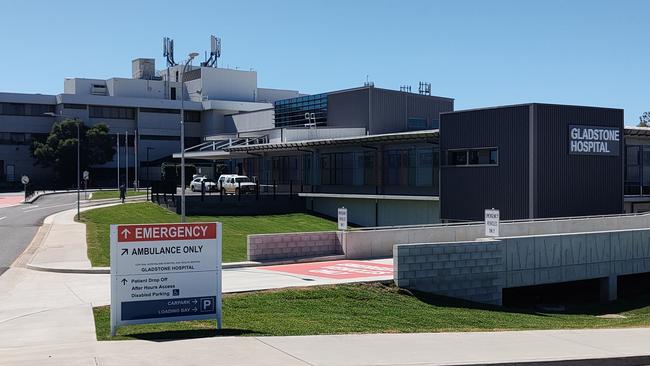 A local man says he stepped on an uncapped syringe at Gladstone Hospital. Picture Rodney Stevens