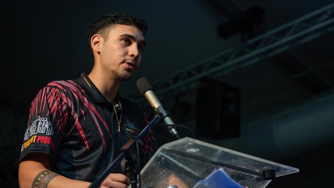 Dante Rodrigues at International Men's Day Lunch at the Darwin Turf Club Pavilion, Darwin. Picture: Pema Tamang Pakhrin