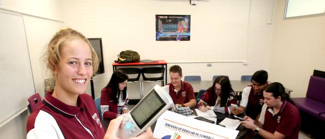 Tori Groves Little at Beenleigh State High School.                       Picture: Richard Walker