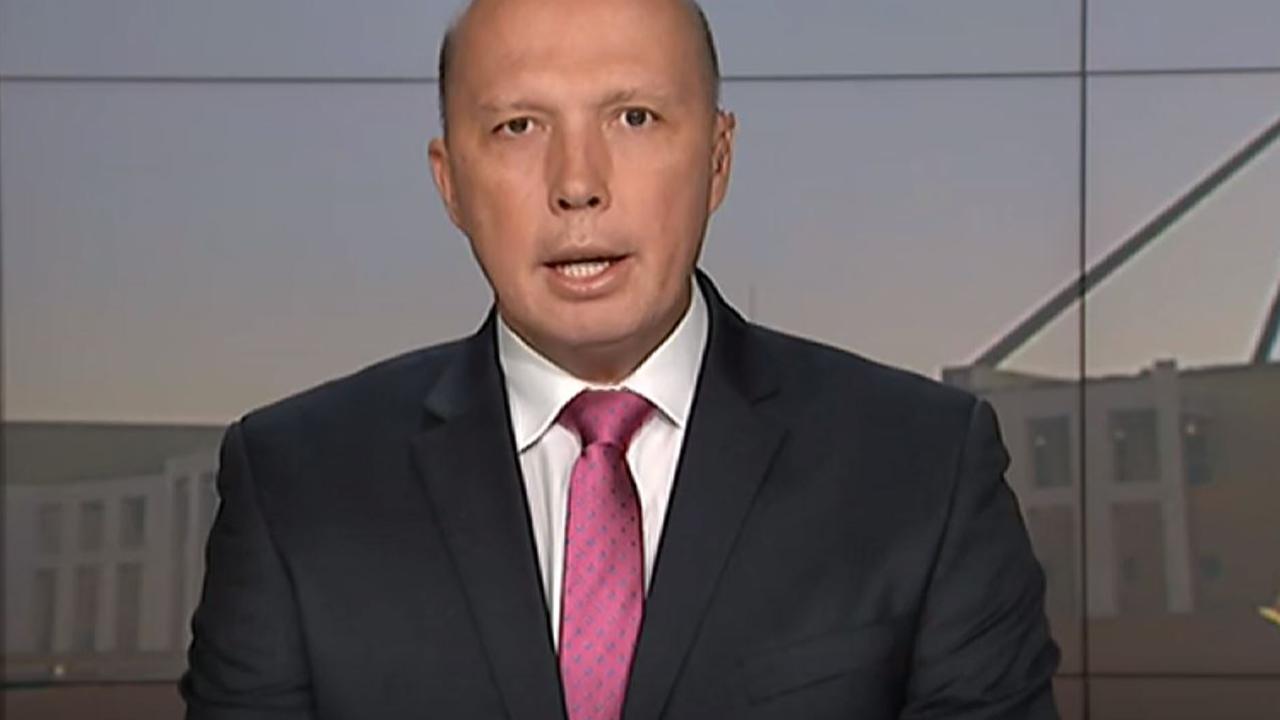 Peter Dutton: “This puts Australia back on the map for people smugglers”.