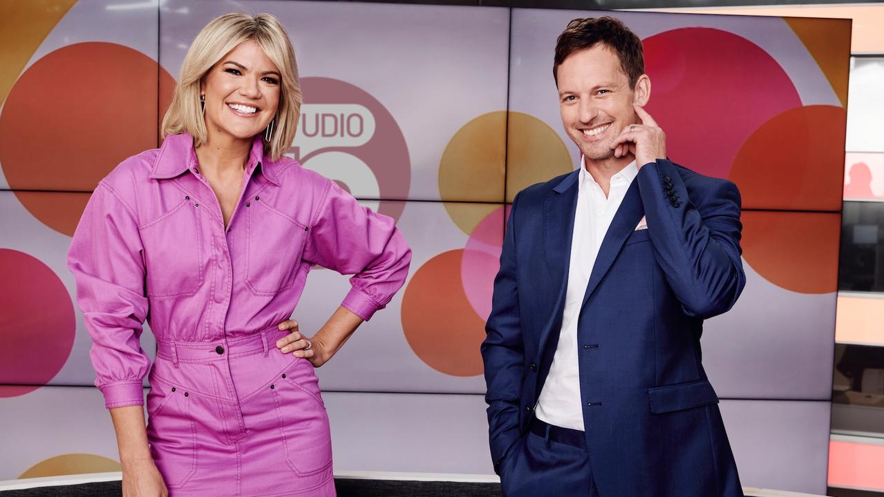 Sarah Harris now co-hosts Studio 10 with Tristan MacManus.