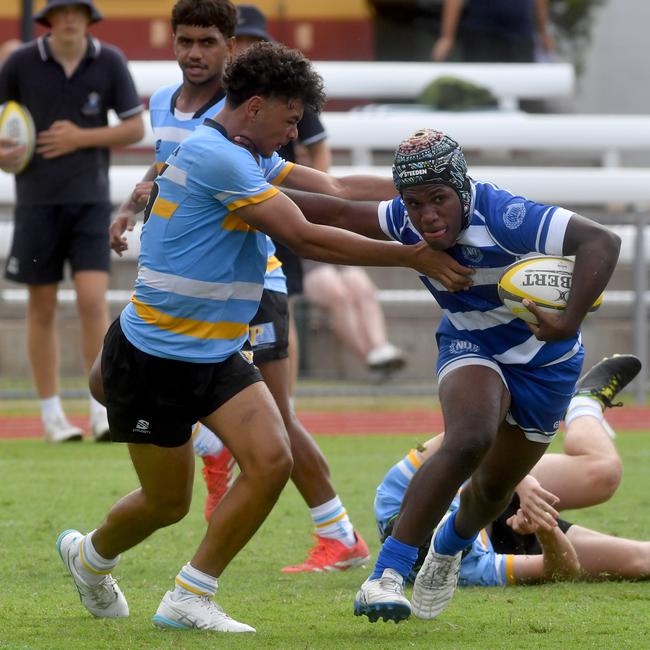 Troy Waike. QLD Rugby Union State Championships (17-18 years boys) at the Townsville Sports Precinct. Friday May 23. Northern against Peninsular. Picture: Evan Morgan