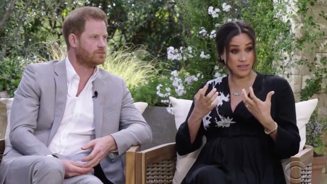 Meghan made the allegation during her 2021 Oprah Winfrey interview. Picture: CBS