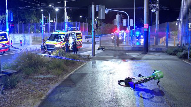 A crime scene has been established at the crash site. Picture: OnScene Bondi