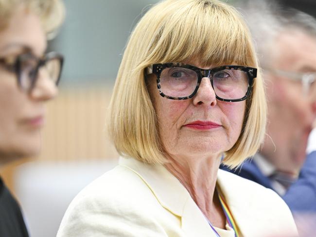 CANBERRA, AUSTRALIA  - NewsWire Photos - November 6, 2024:  Fair Work Ombudsman, Anna Booth appears at the Employment and Workplace Relations 2024-25 Budget estimates at Parliament House in Canberra. Picture: NewsWire / Martin Ollman