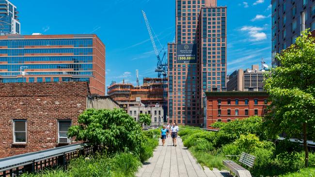 New York’s High Line Park has proven hugely popular. Picture: Supplied