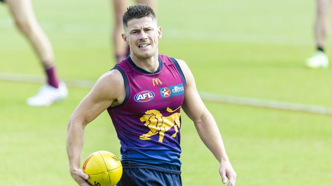 Dayne Zorko at Brisbane training this week. Picture: Richard Walker