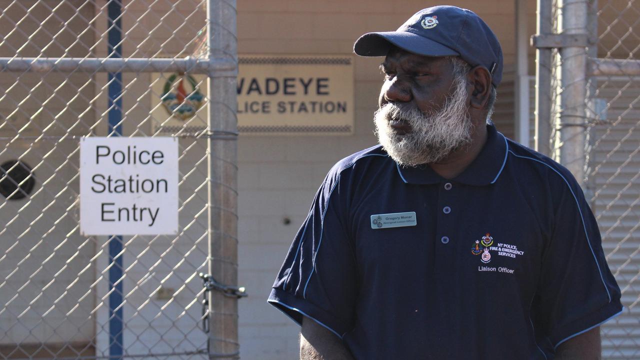 Rak Dirringarr senior Elder and NT Police Aboriginal Liaison Officer Gregory Munar was once a ‘troublemaker’ like some of Wadeye’s youth today. Picture: Jason Walls