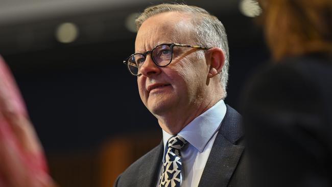 Anthony Albanese is projecting the image of a deal maker. Picture: Getty Images