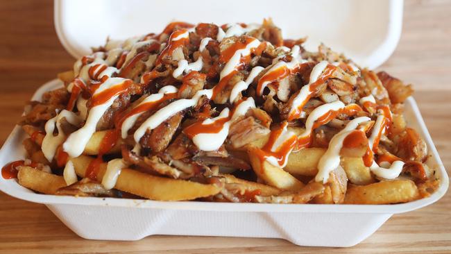 TasWeekend. Indulge. Halal snack pack with chicken. Liverpool Kebabs in Hobart. Picture: Nikki Davis-Jones